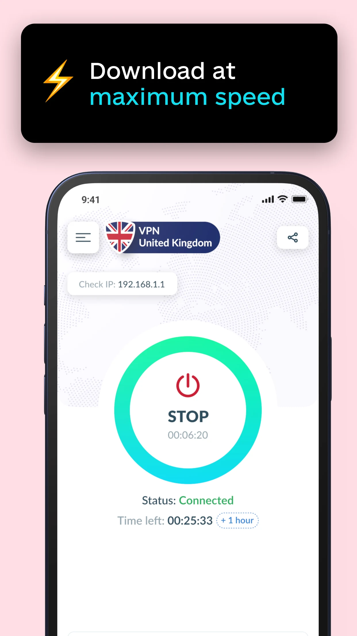 VPN UK - fast & secure UK VPN screenshot